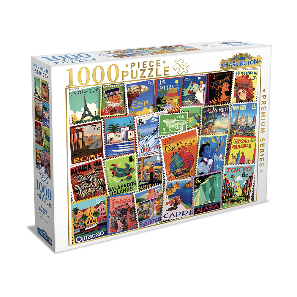 20006-1000pc-harlington-childrens-jigsaw-puzzle-travel-stamp-fun-8y-69x50cm