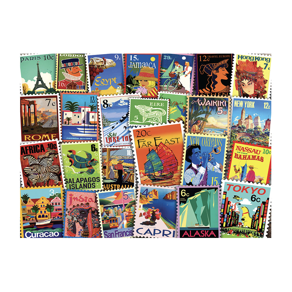 20006-1000pc-harlington-childrens-jigsaw-puzzle-travel-stamp-fun-8y-69x50cm