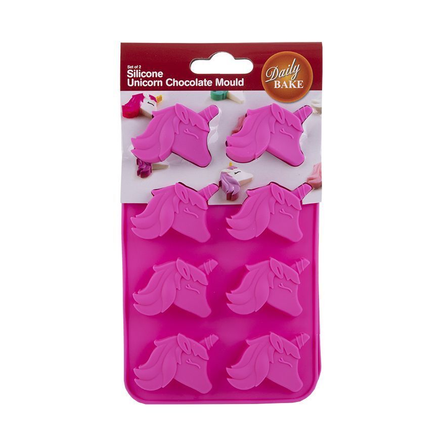 3068-1-2pc-daily-bake-unicorn-8-cup-silicone-chocolate-mould-set-pink