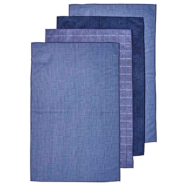 33411-4pc-ladelle-benson-blue-microfibre-kitchen-towels