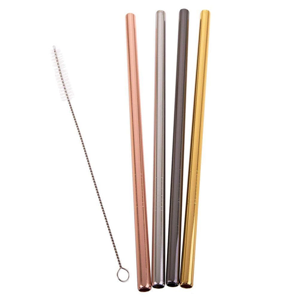 3440mc-4pc-appetito-stainless-steel-straight-smootie-straws-w-cleaning-brush-metallic