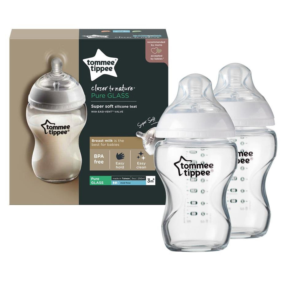42278338-2pc-tommee-tippee-250ml-glass-silicon-teat-baby-bottles-3m