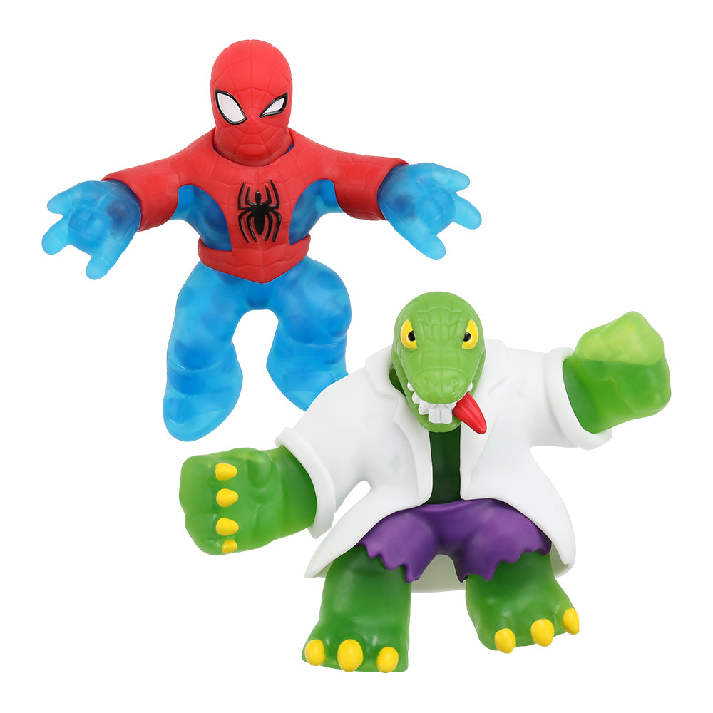 42582-ad0-0000-heroes-of-goo-jit-zu-marvel-goo-shifters-spiderman-vs-the-lizard-toy-4y