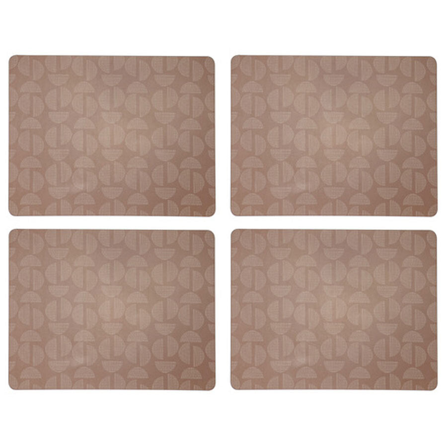 49453-4pk-ladelle-splice-33cm-placemat-dining-table-rectangular-mat-ginger