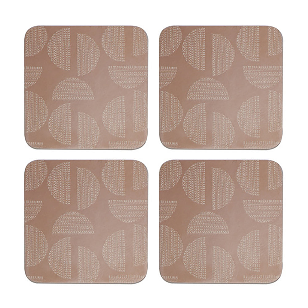 49454-4pk-ladelle-splice-hardboard-square-cup-coaster-10cm-holder-ginger