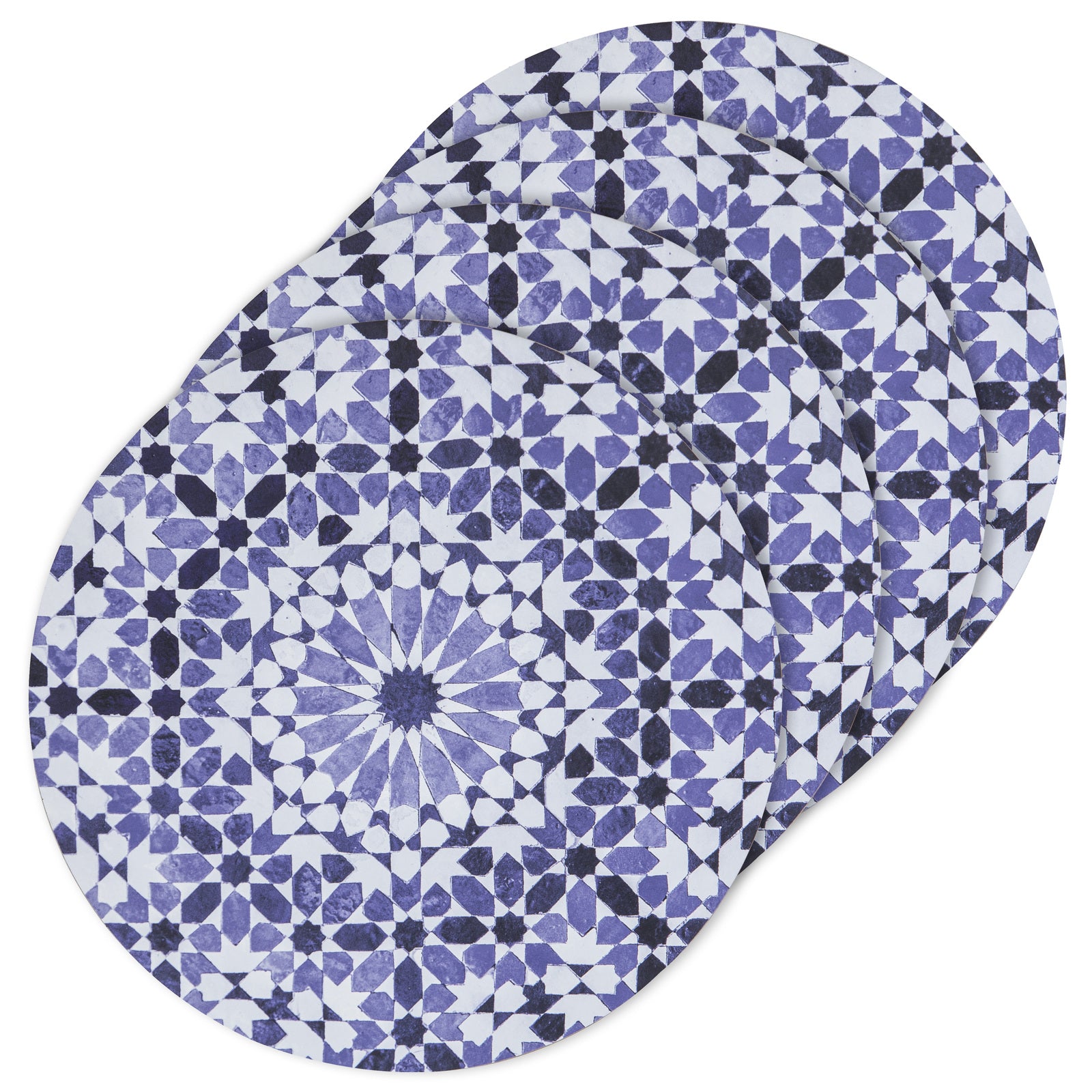 49469-02-4pc-ladelle-hardboard-cork-backed-azure-tile-kitchenware-placemat-30x30cm