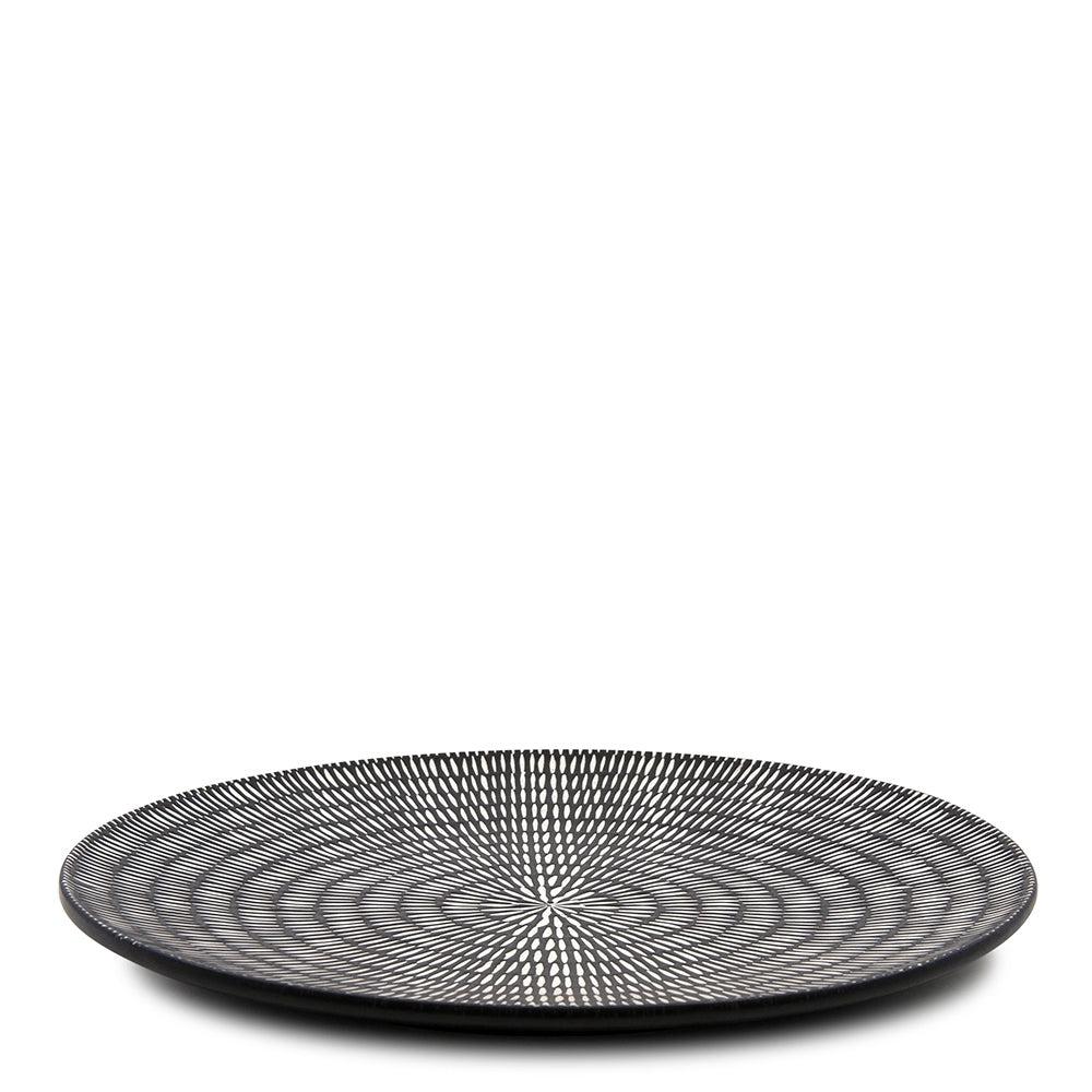 51853-salt-amp-pepper-osaka-round-platter-35cm-black-stoneware