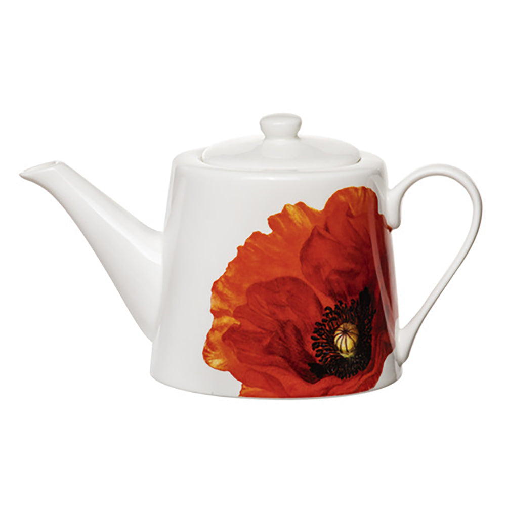 520995-ashdene-red-poppies-fine-bone-900ml-teapot-kettle-w-infuser
