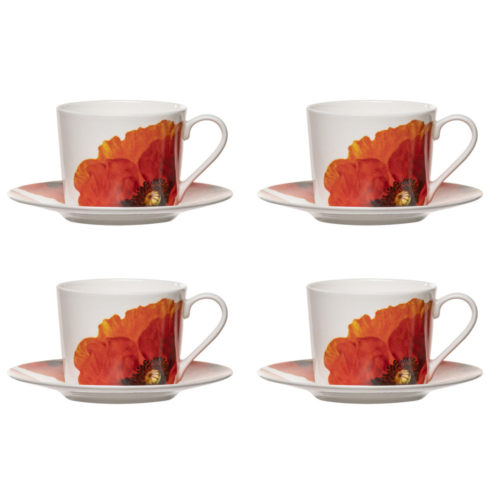 520999-4pc-ashdene-red-poppies-tea-coffee-cup-saucer-set