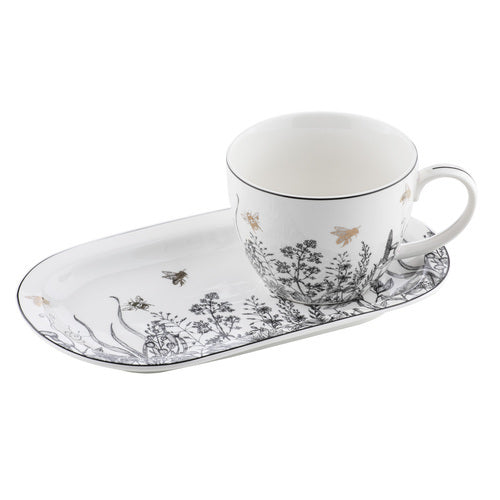 521012-2pc-ashdene-queen-bee-tea-drink-cup-mug-plate-saucer-set
