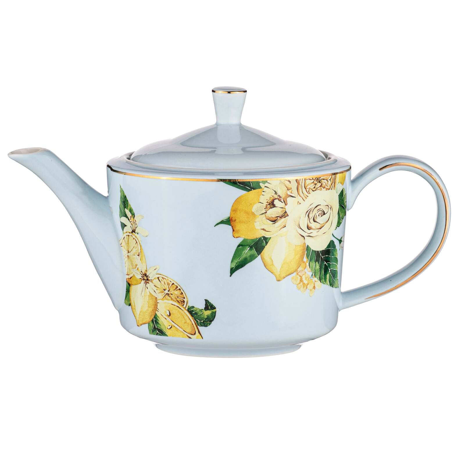 521024-ashdene-citrus-blooms-950ml-teapot-w-infuser-blue-lemon