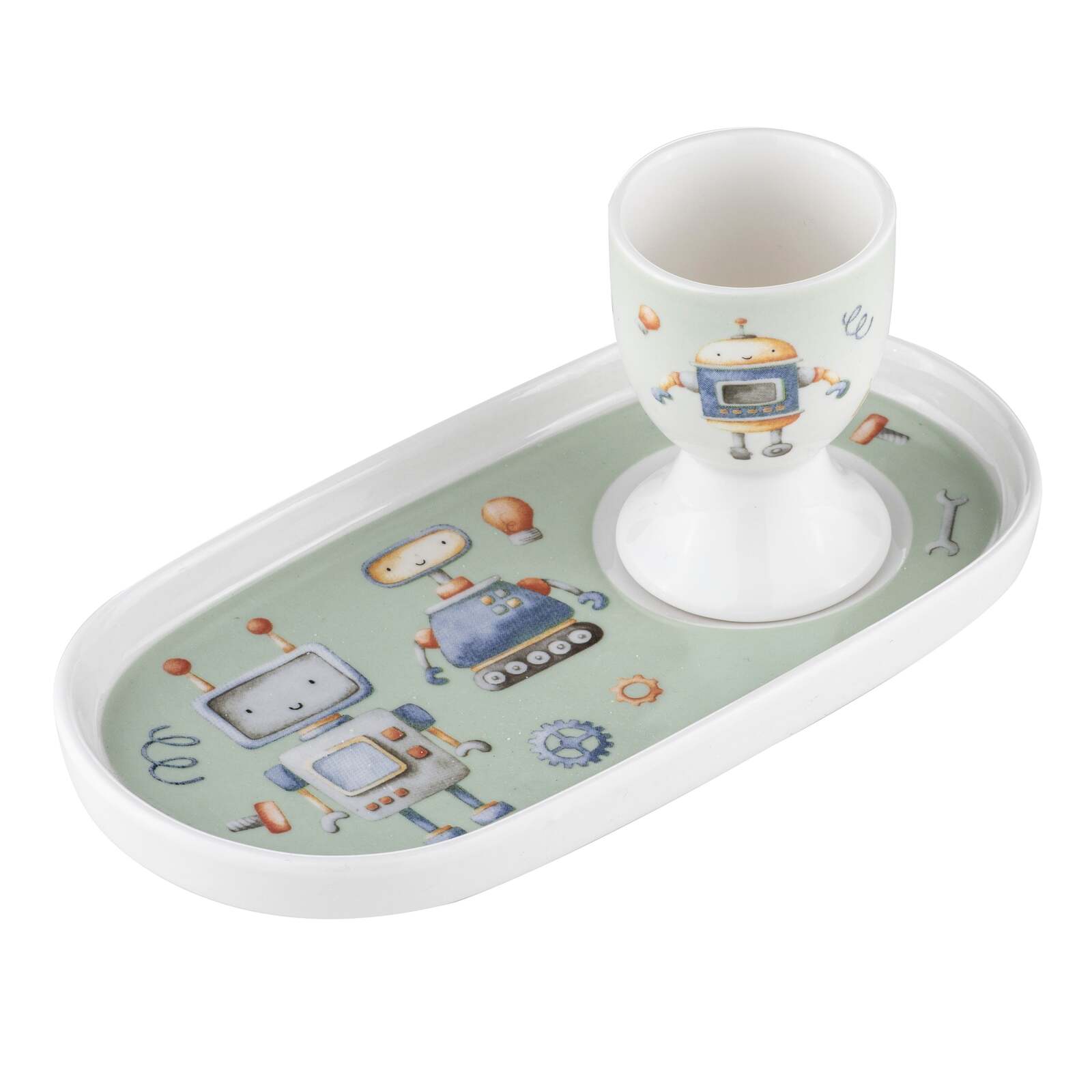 521121-ashdene-robots-soldier-kids-new-bone-china-egg-cup-plate-set