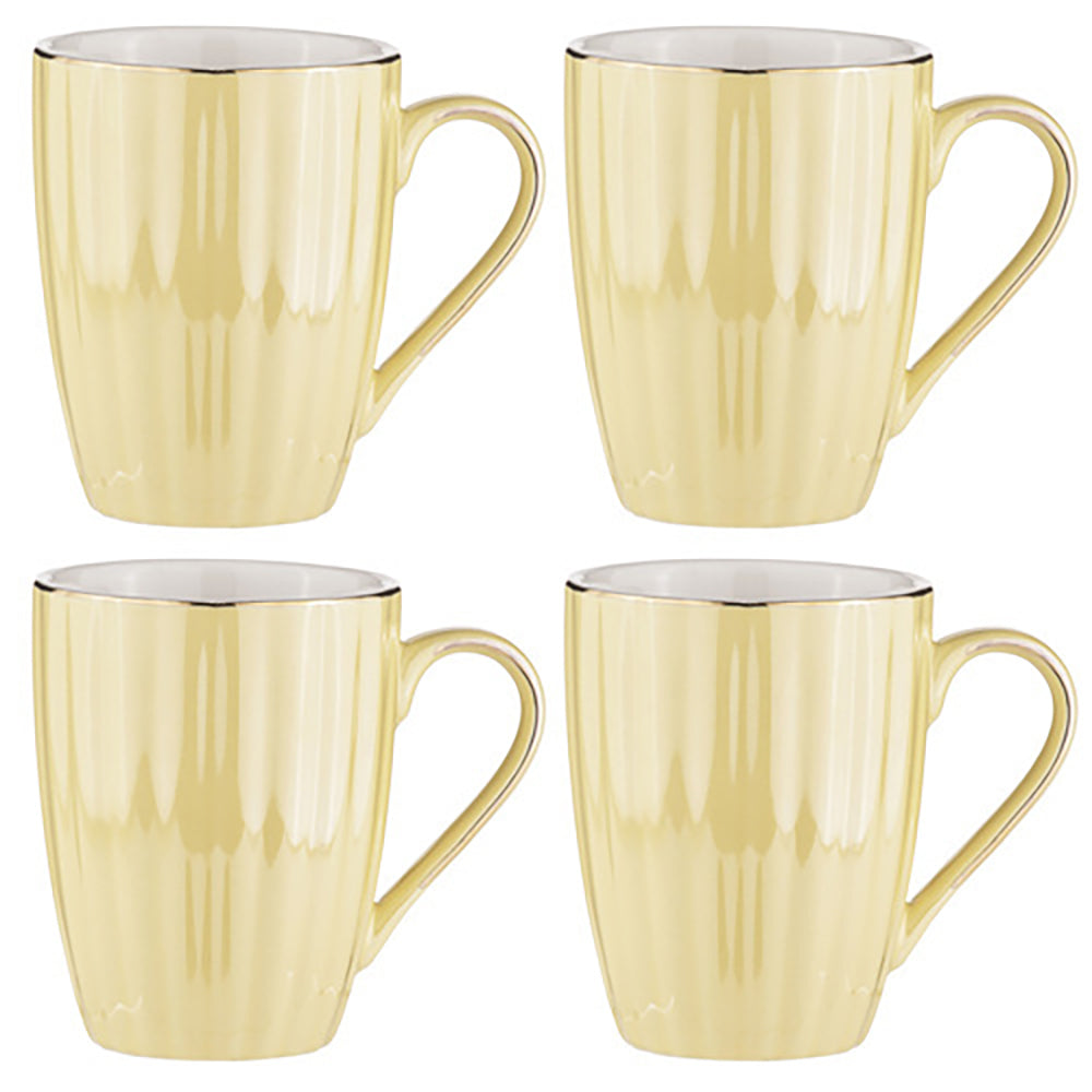 521183-4pc-ashdene-parisienne-pearl-tea-coffee-cup-350ml-mug-set-buttermilk