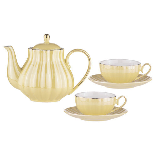 521193-5pc-ashdene-parisienne-pearl-tea-set-w-teapot-2x-cup-saucer-buttermilk