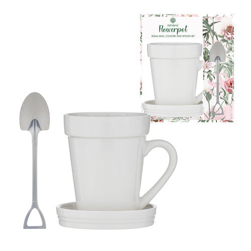 521382-ashdene-flowerpot-white-drinking-mug-500ml-set-w-coaster-spoon