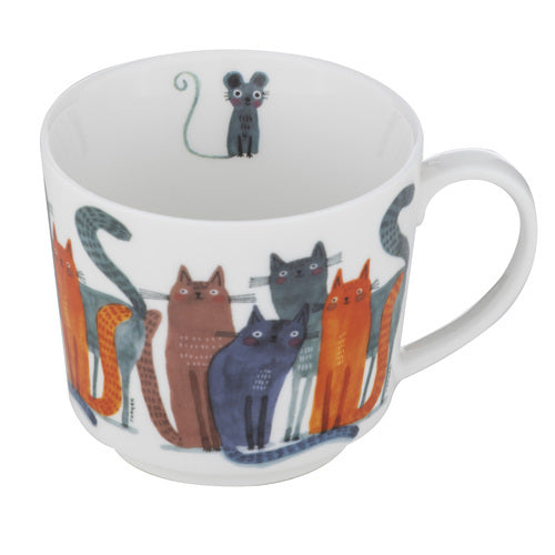 521406-ashdene-quirky-cats-four-friends-drinking-cup-saucer-set-280ml