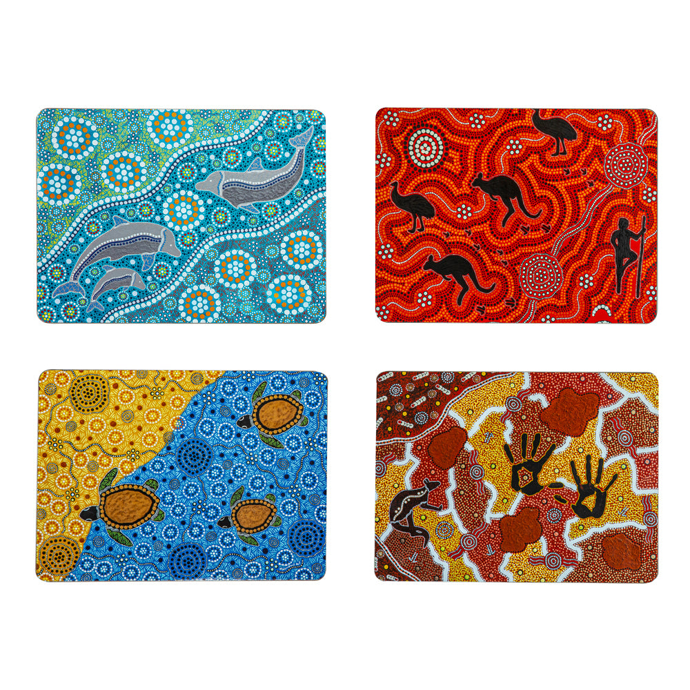 521564-4pc-ashdene-maarakool-29x21-5cm-hardboard-cork-art-placemat-assorted