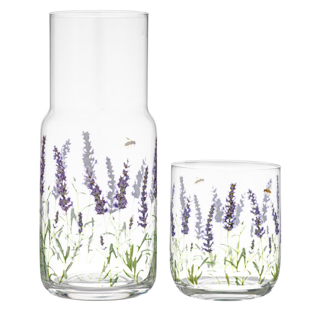 521651-2pc-ashdene-lavender-fields-1l-crystal-carafe-450ml-glass-set