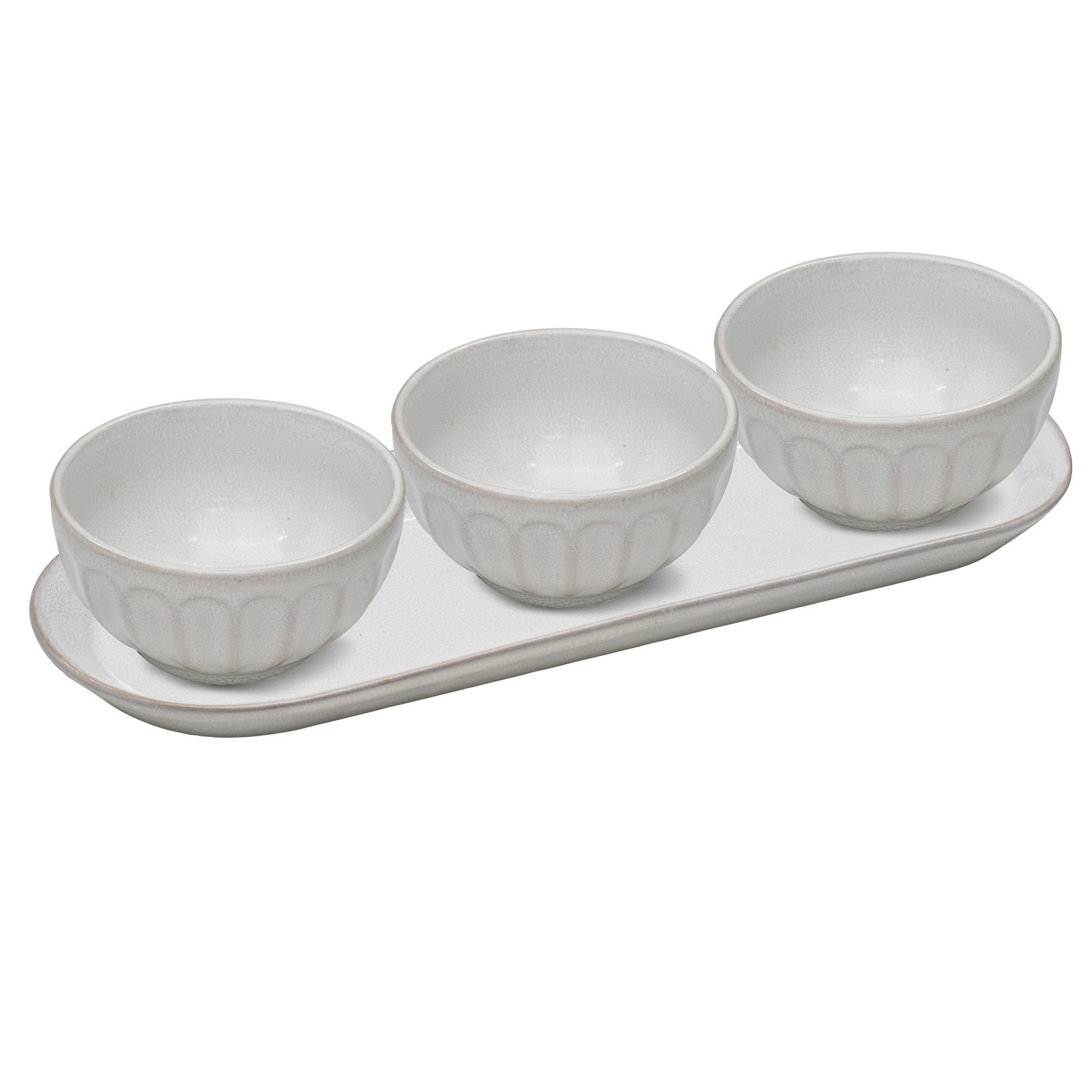 60651-4pc-ladelle-marguerite-stoneware-serving-bowl-tray-set-white