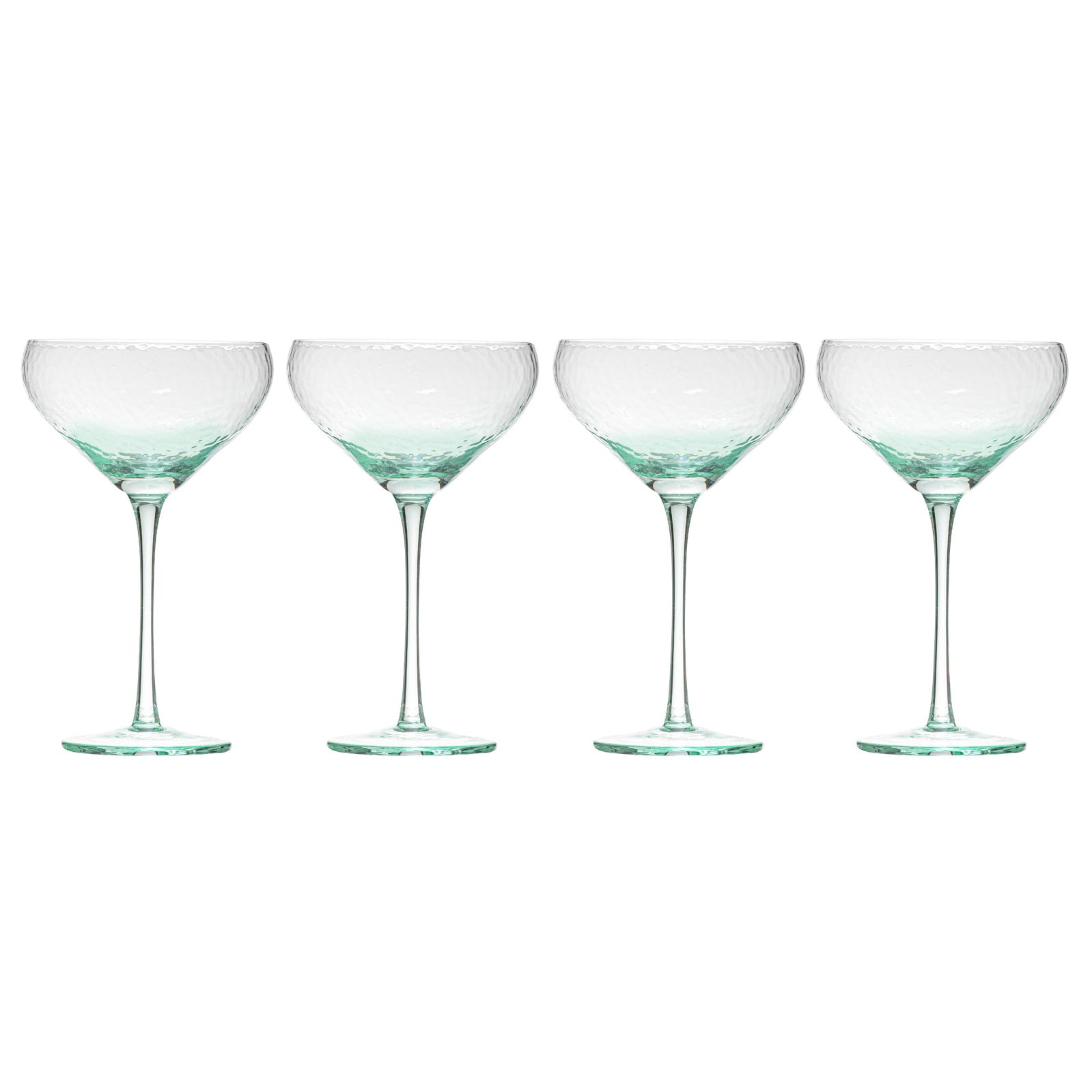 60743-4pc-ladelle-dimpled-seafoam-coupe-drink-beverage-glass-360ml-set