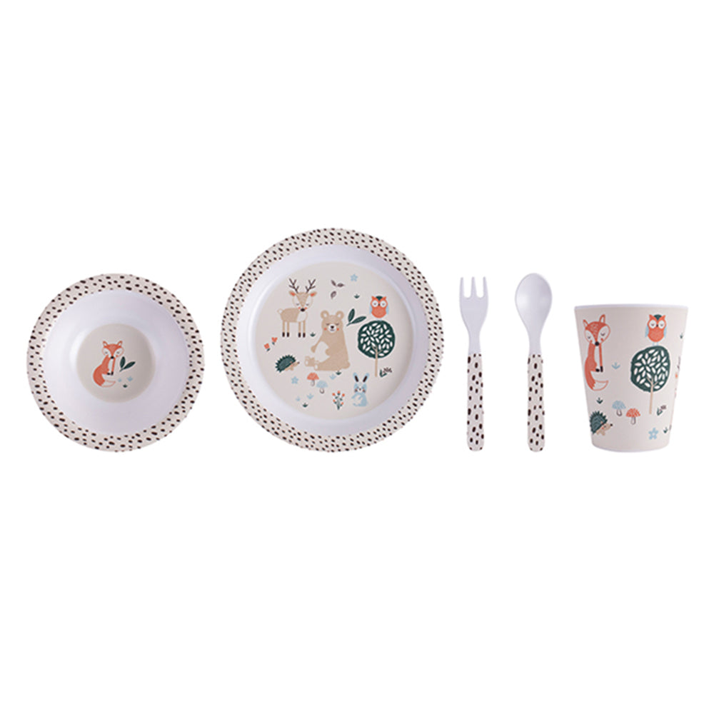 64088-ladelle-woodland-kids-melamine-dinner-set