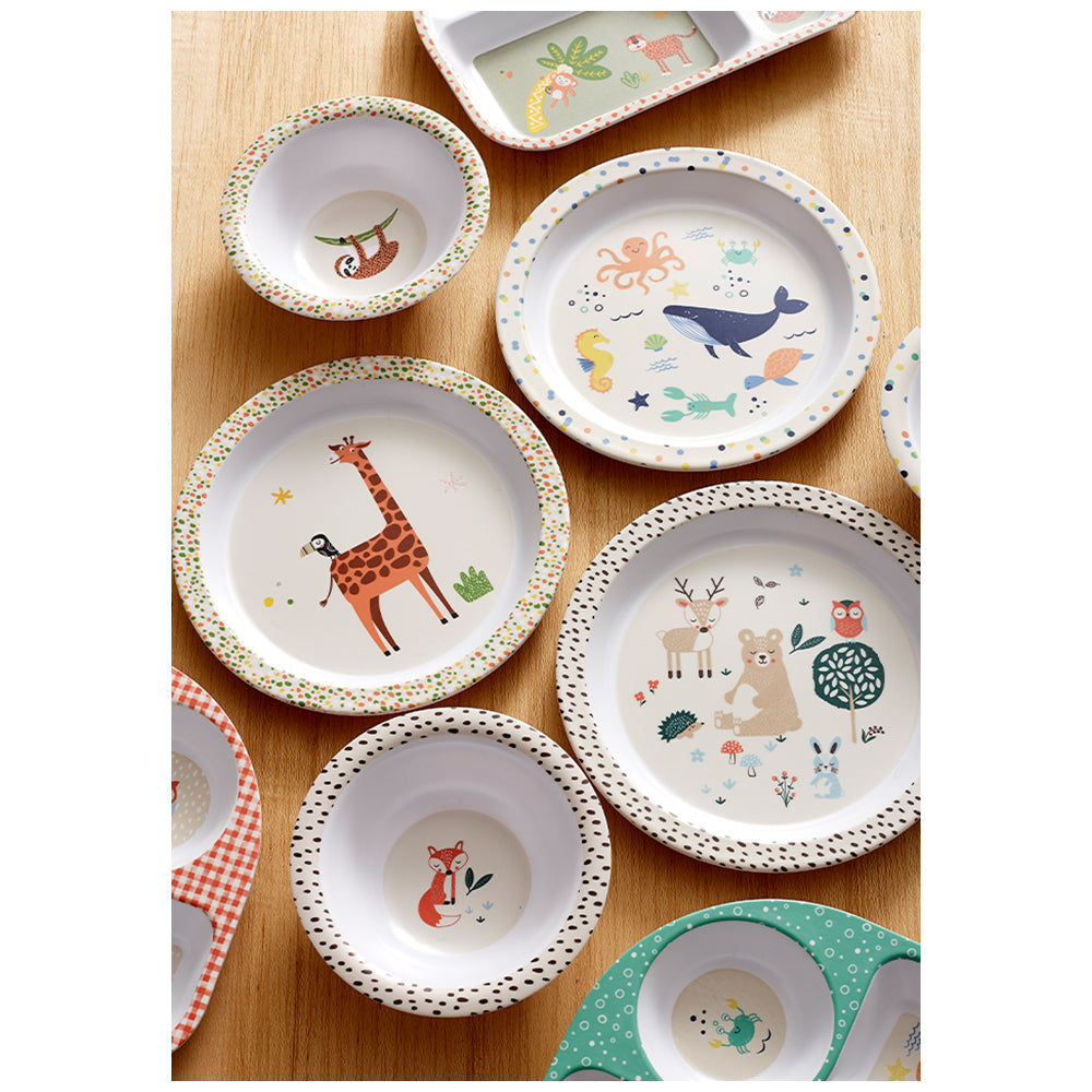 64088-ladelle-woodland-kids-melamine-dinner-set