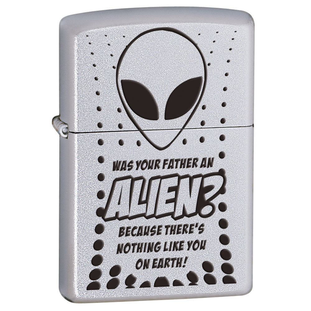 65937-zippo-was-your-father-an-alien-genuine-chrome-finish-cigar-cigarette-lighter