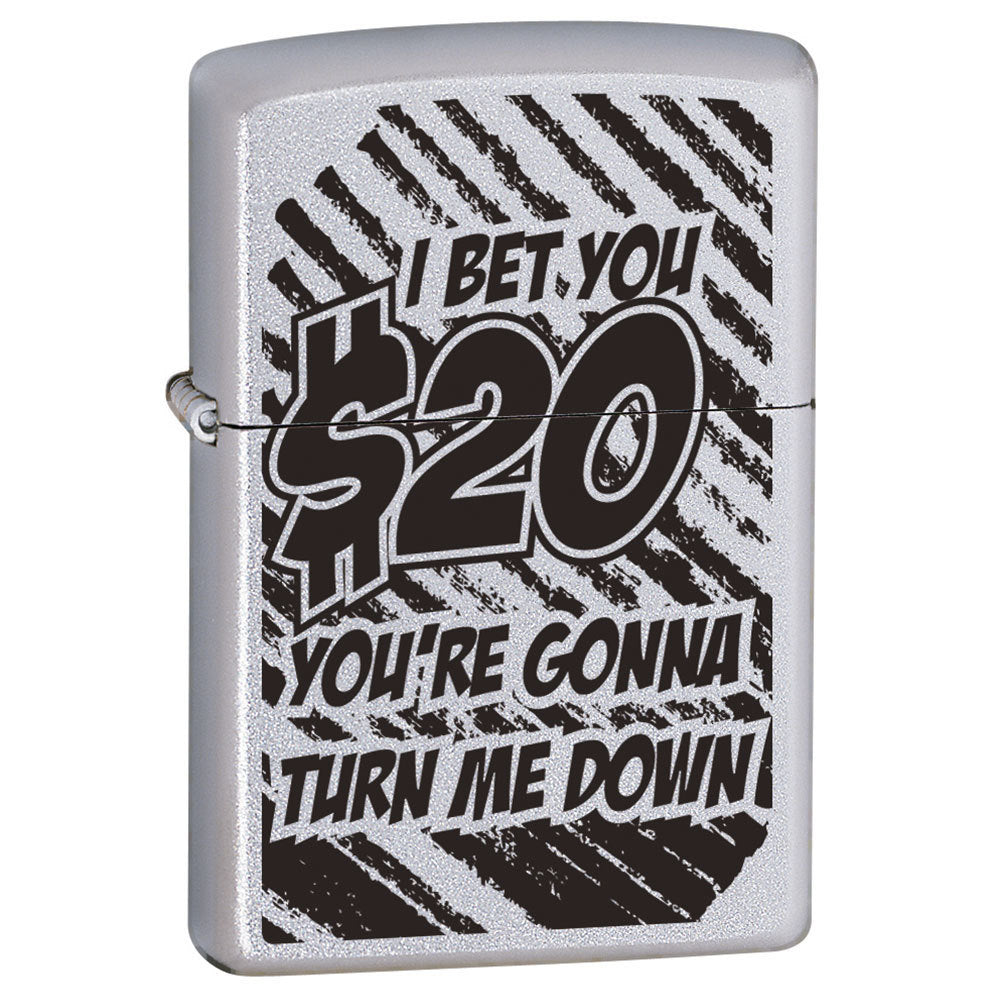 65957-zippo-i-bet-you-20-genuine-satin-chrome-finish-cigar-cigarette-lighter
