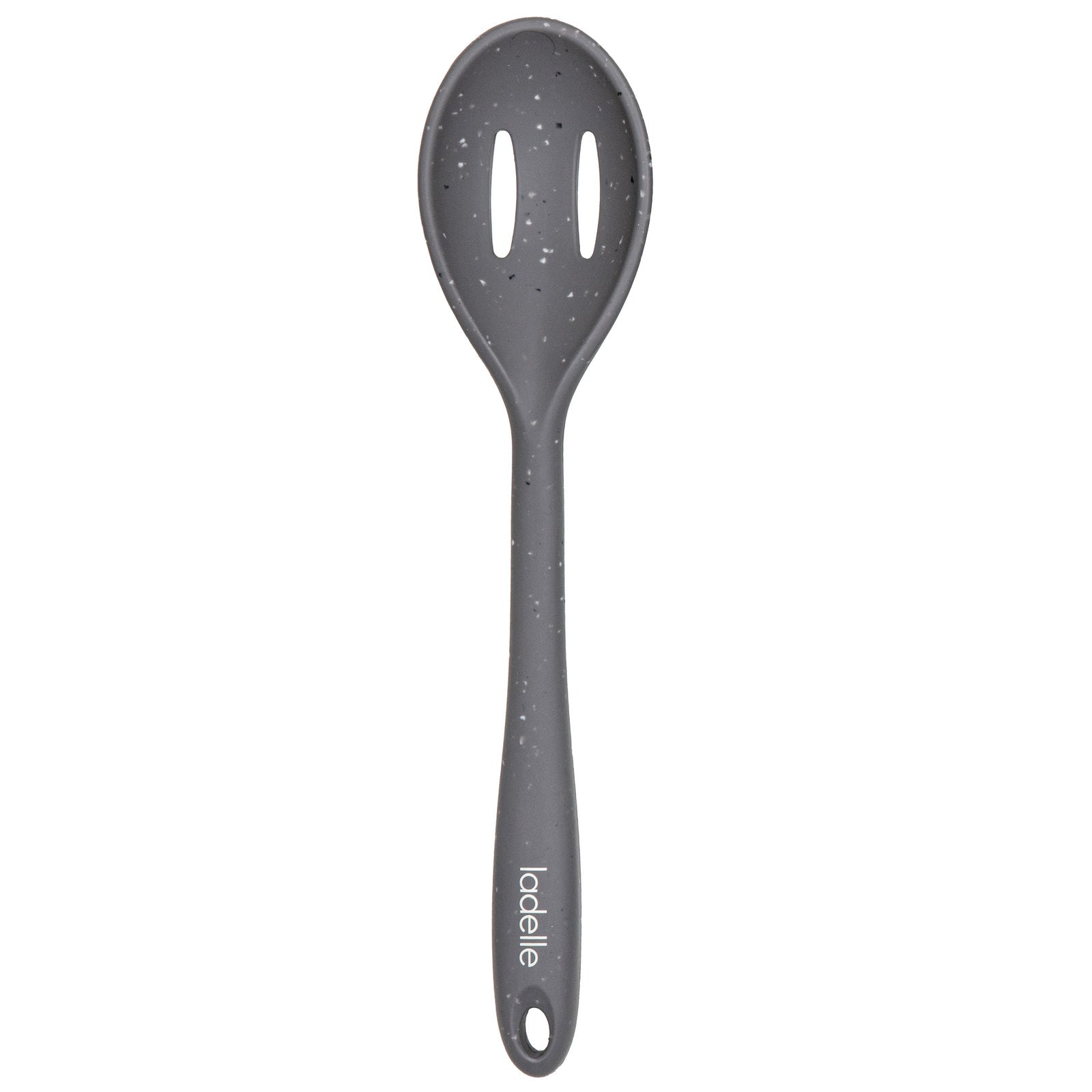 80248-ladelle-craft-grey-speckled-silicone-slotted-spoon-cooking-serving-utensil