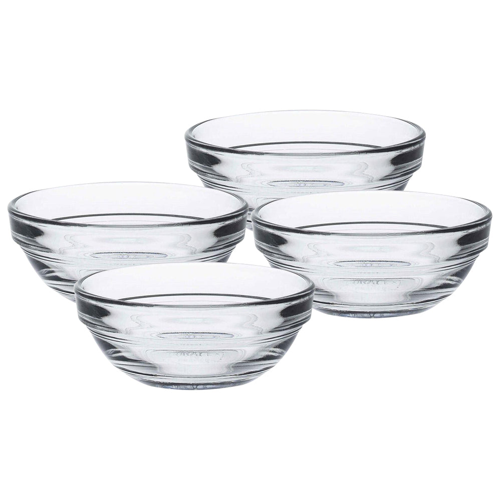 88101-4pc-duralex-lys-stackable-bowl-glass-bowl-set-70ml