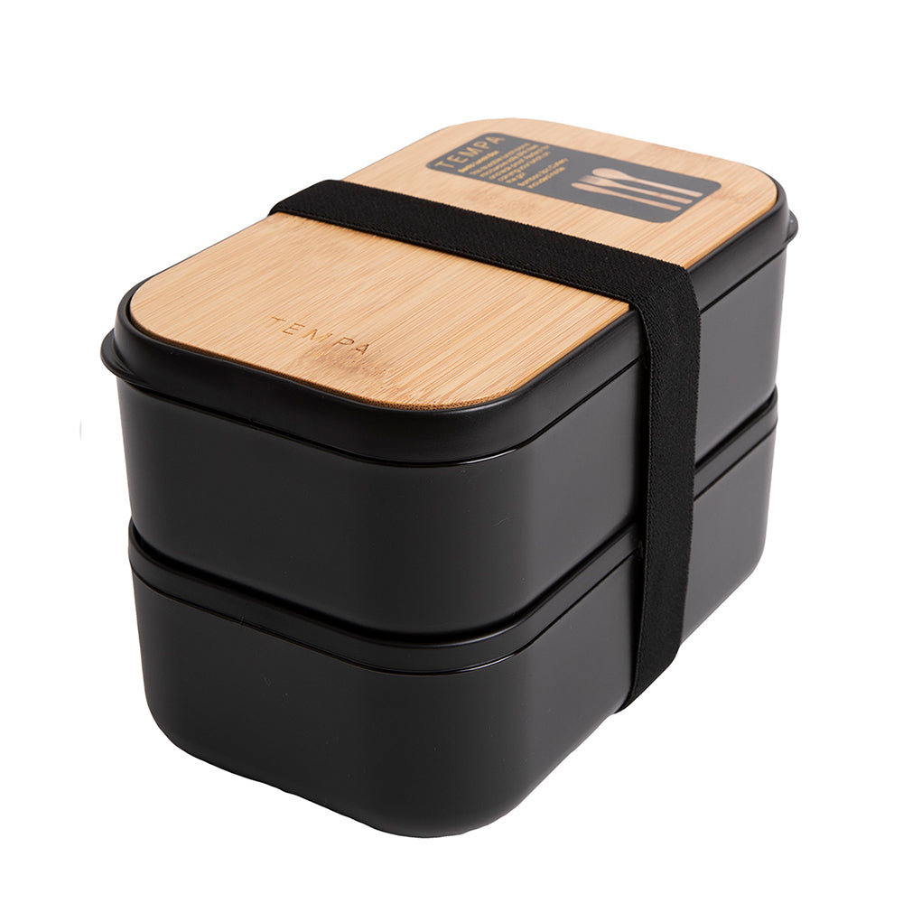 897004-tempa-bento-lunch-box-double-black-w-cutlery
