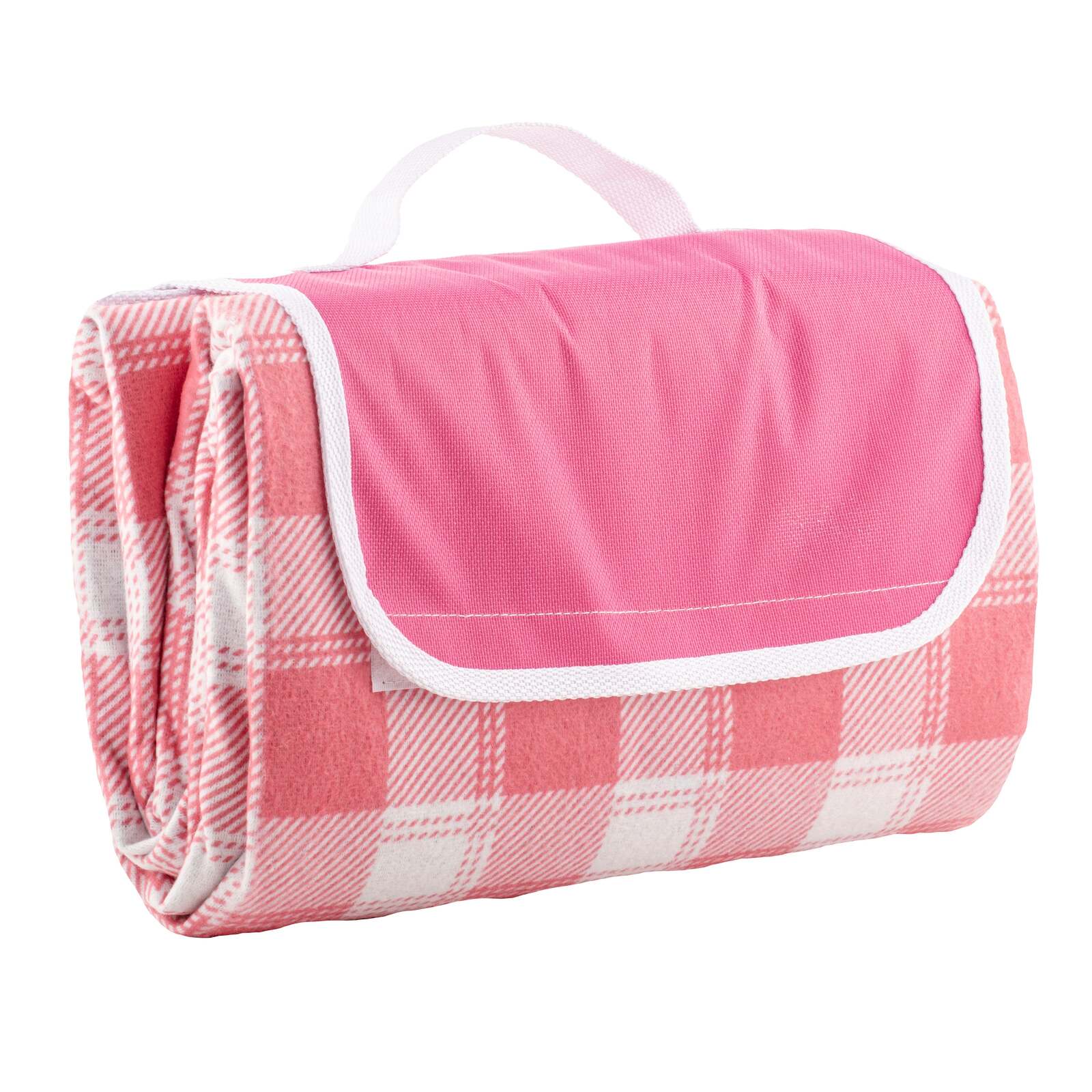 897489-delilah-gingham-150cm-foldable-picnic-blanket-pink