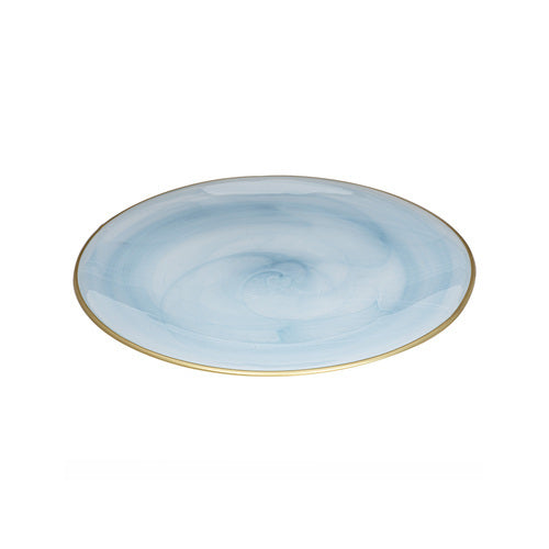 897595-ismay-round-21cm-glass-plate-food-dish-serving-tableware-blue