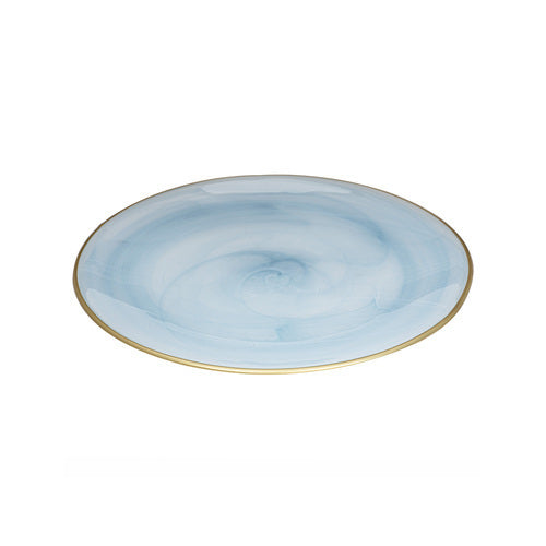 897595-ismay-round-21cm-glass-plate-food-dish-serving-tableware-blue
