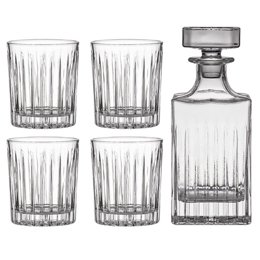 897641-5pc-xavier-whisky-650ml-decanter-275ml-glasses-set-clear