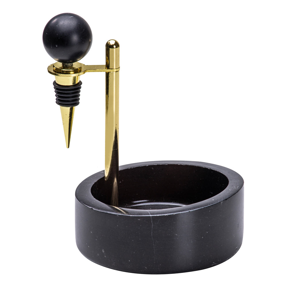 897672-tempa-emerson-17-5cm-marble-stainless-steel-wine-holder-set-black