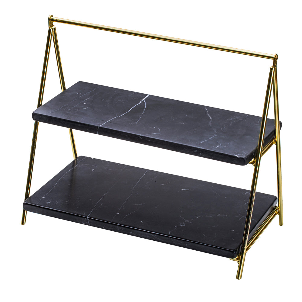 897677-tempa-emerson-marble-stainless-steel-40cm-serving-tower-tray-stand-black