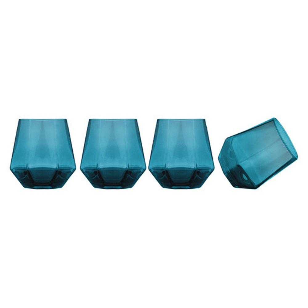 897810-4pk-tempa-jaxon-teal-geometric-glass-drinking-tumbler-9x9-5cm
