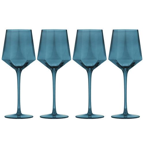 897823-4pk-tempa-jaxon-teal-geometric-wine-drinking-glasses-9x24cm