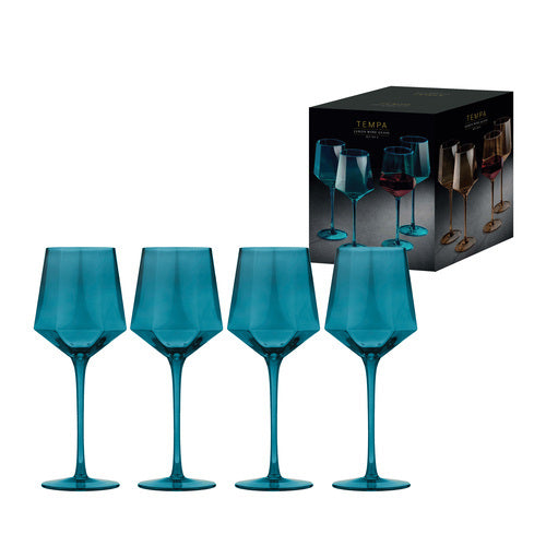 897823-4pk-tempa-jaxon-teal-geometric-wine-drinking-glasses-9x24cm