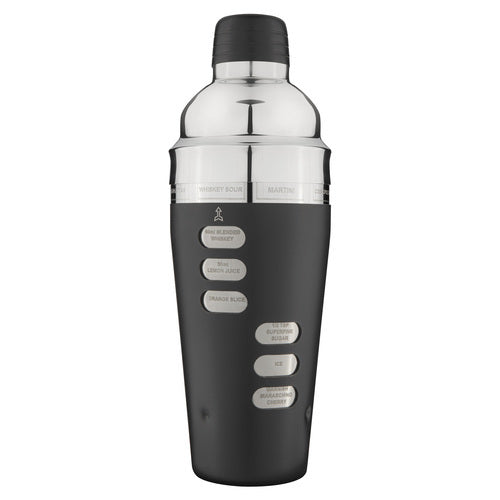 897841-aurora-recipe-matte-black-professional-cocktail-shaker-cup-set