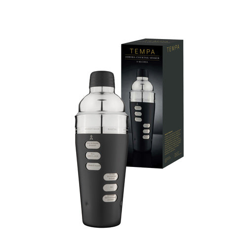 897841-aurora-recipe-matte-black-professional-cocktail-shaker-cup-set