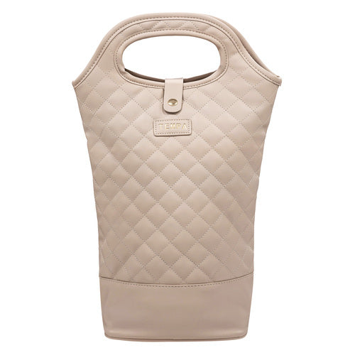 897854-quilted-latte-insulated-double-750ml-wine-carry-bag