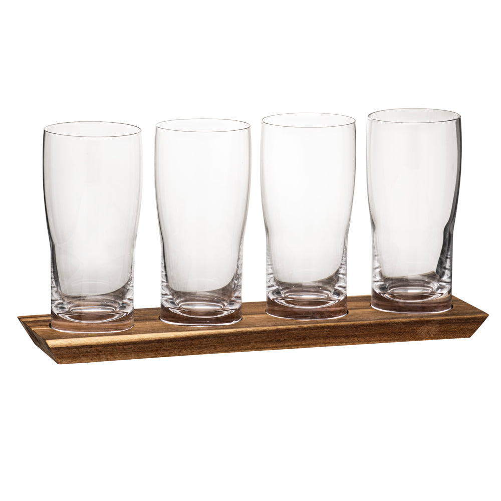 898027-5pc-tempa-harvey-430ml-crystal-beer-tasting-flight-drinkware-set