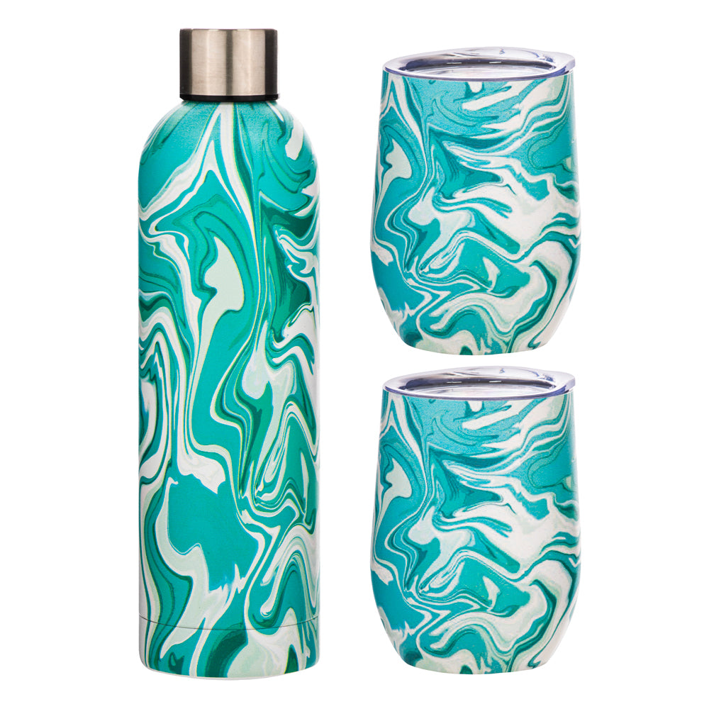 898107-3pc-porta-summer-swirl-stainless-steel-insulated-drinkware-set-aqua