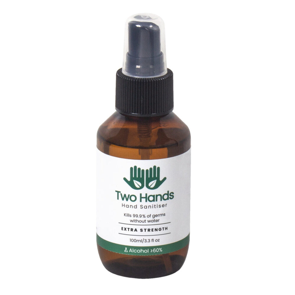 Two Hands 100ml Hand Sanitiser Mist Spray Extra Strength