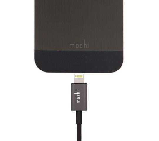 Moshi USB Cable with Lightning Connector 1m (Black)