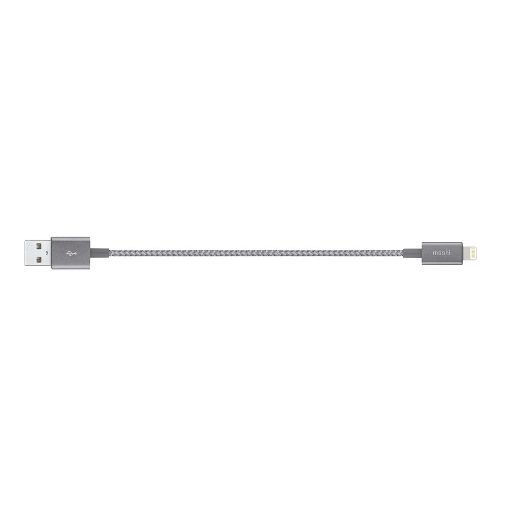 Moshi Integra USB-A to Lightning Cable - Grey (0.25m)