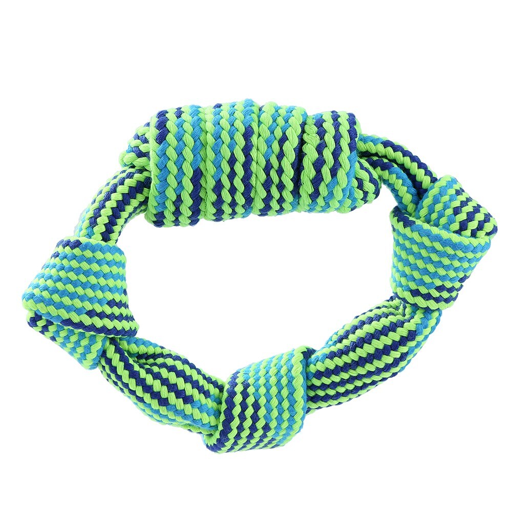 10171-paws-claws-tug-of-war-knotted-ring-20x5cm-blue-green