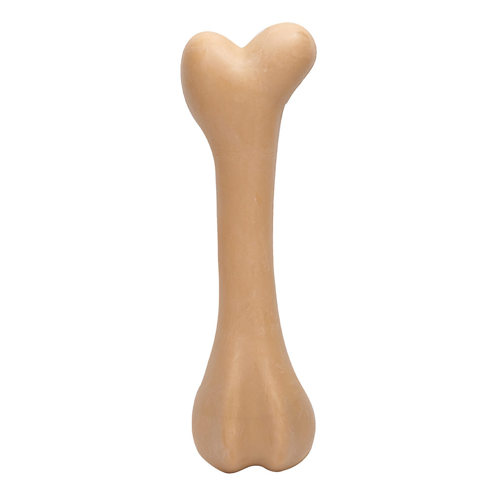 10640099-m-pets-large-20cm-greenbo-natural-rubber-bones-dog-pet-toy-brown